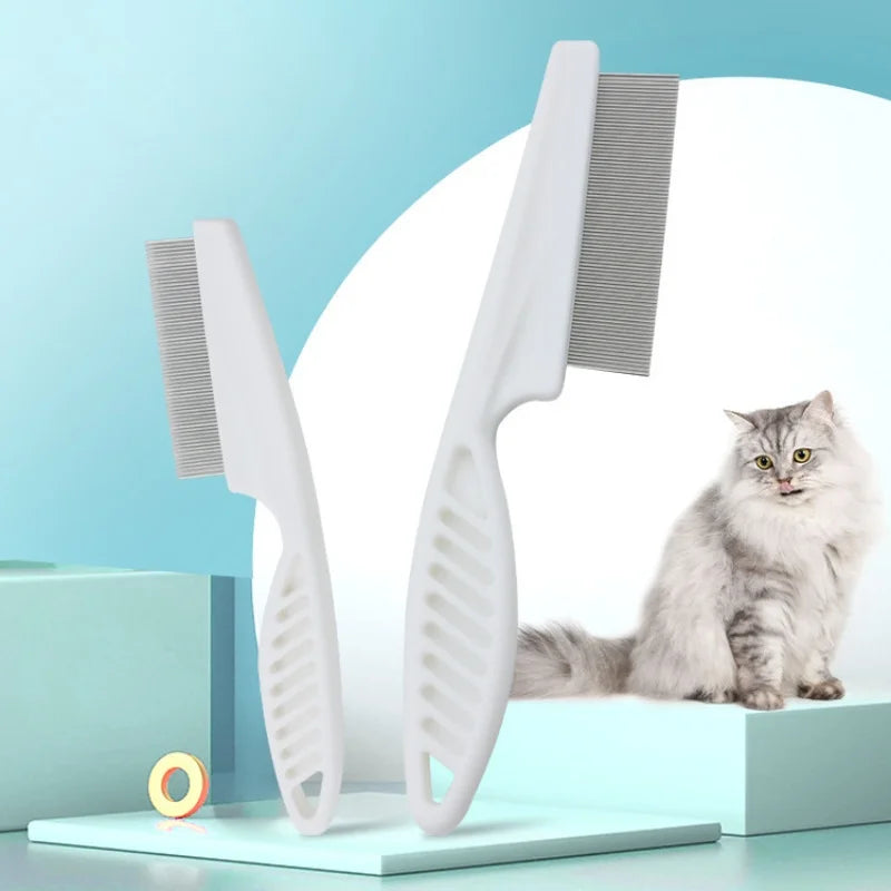 Stainless steel flea comb for cats and dogs – photo 8