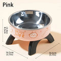 Raised stainless steel pet bowl with non-slip base – photo 12