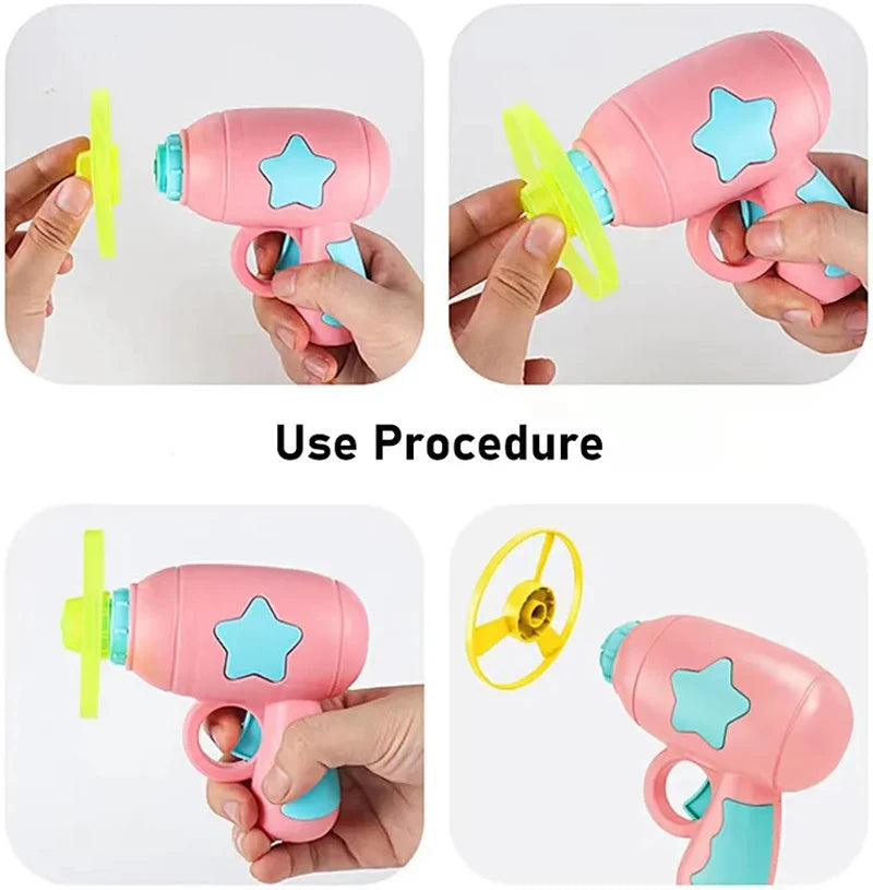 Flying Disc Launcher Toy for Cats