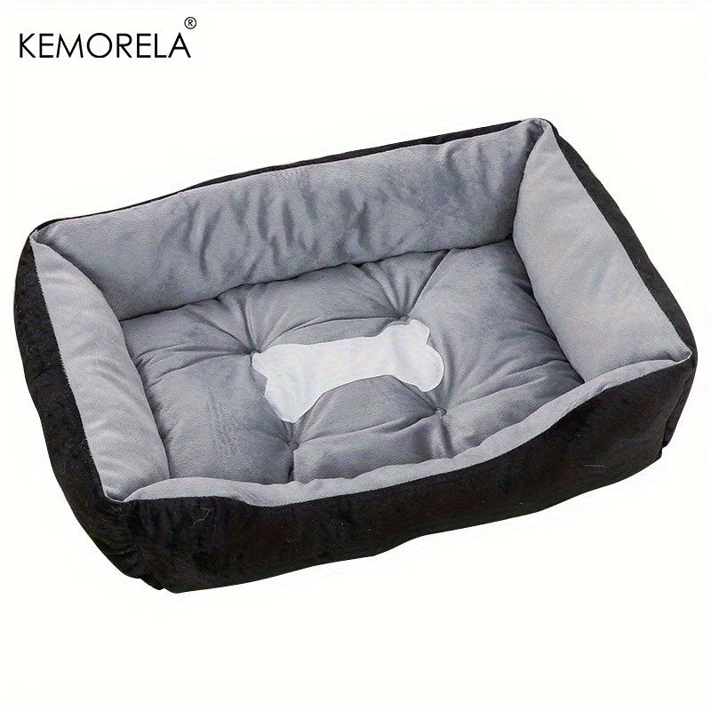 Plush dog bed with soft high-rebound filling – photo 8