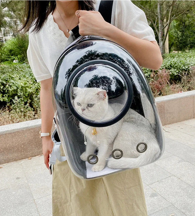 Clear Bubble Pet Carrier Backpack for Cats