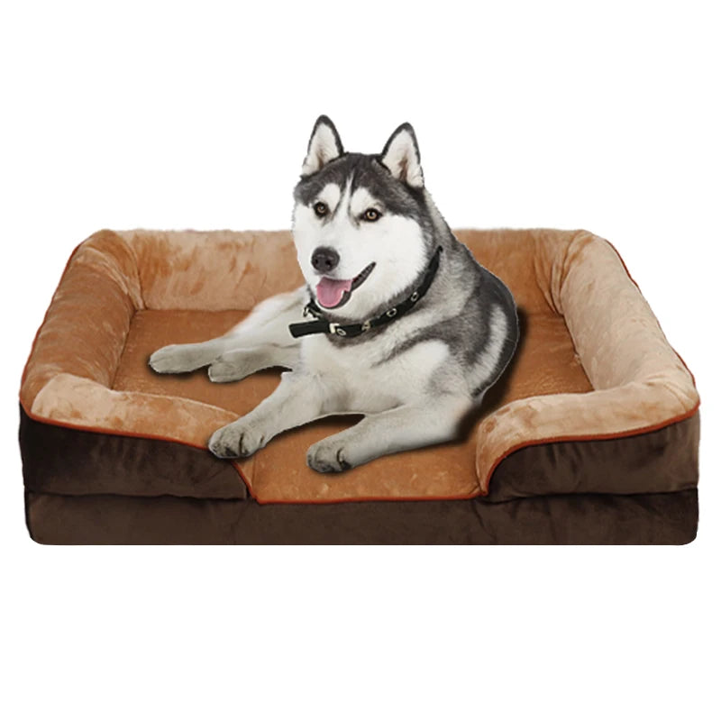 Large dog sofa bed with removable cover – photo 11