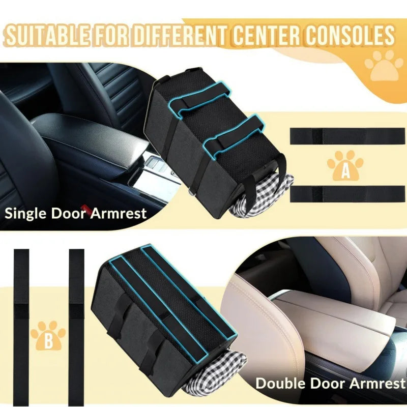 Console Dog Car Seat & Carrier, Centre Booster Seat for Small Pets – photo 4
