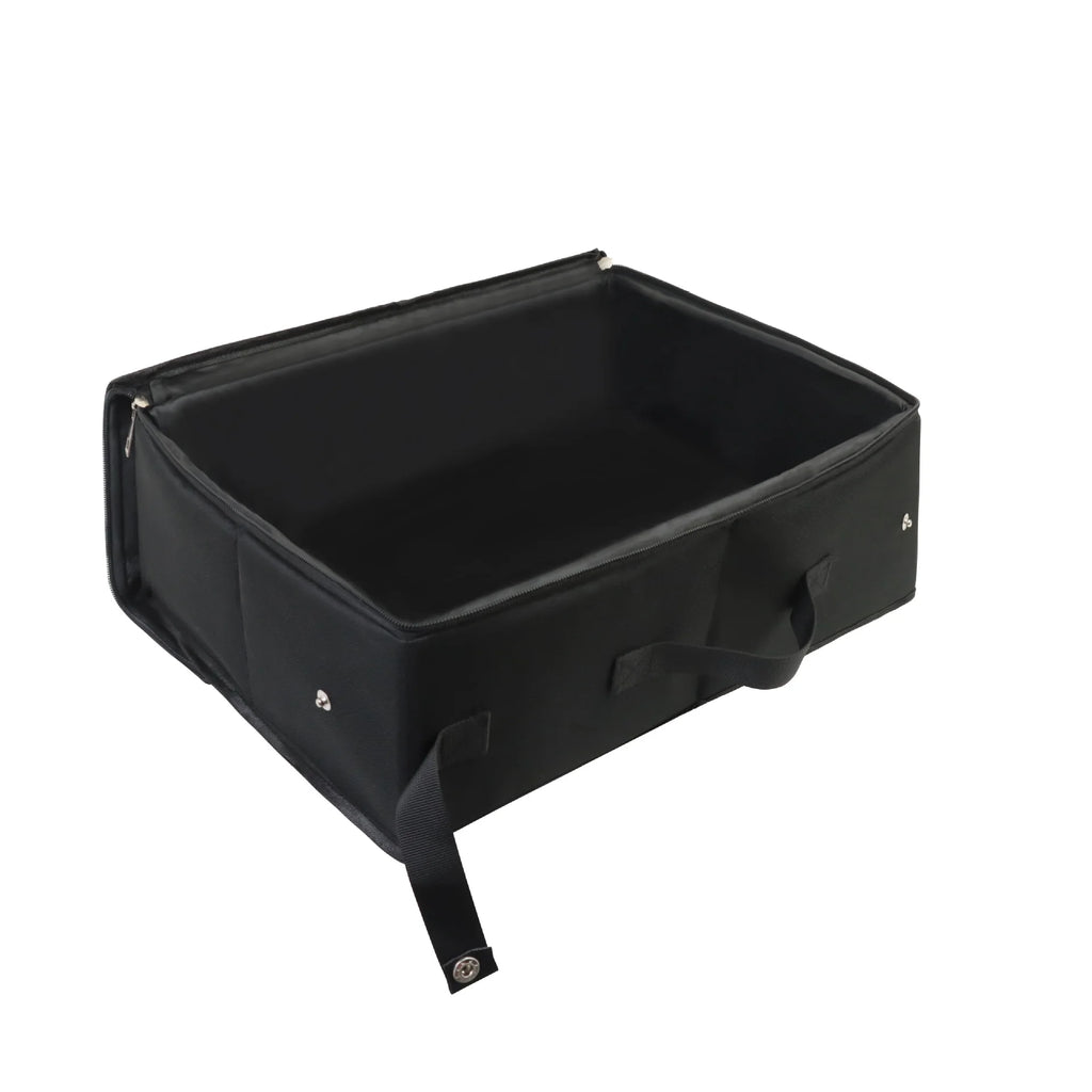 Black foldable travel litter box for cats – photo 8