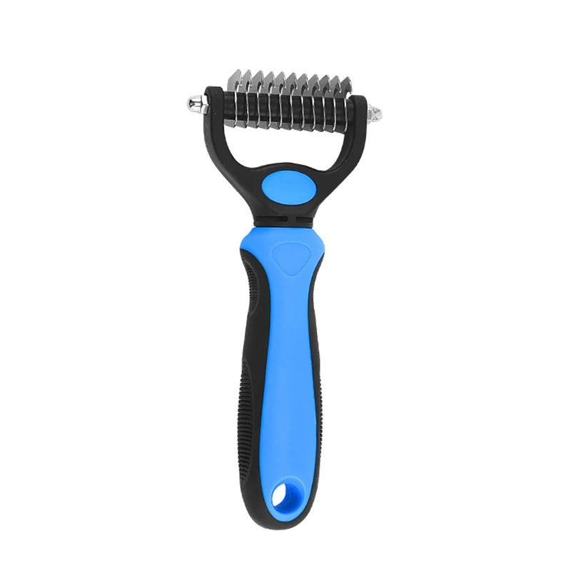 Stainless Steel Deshedding Brush for Cats & Dogs