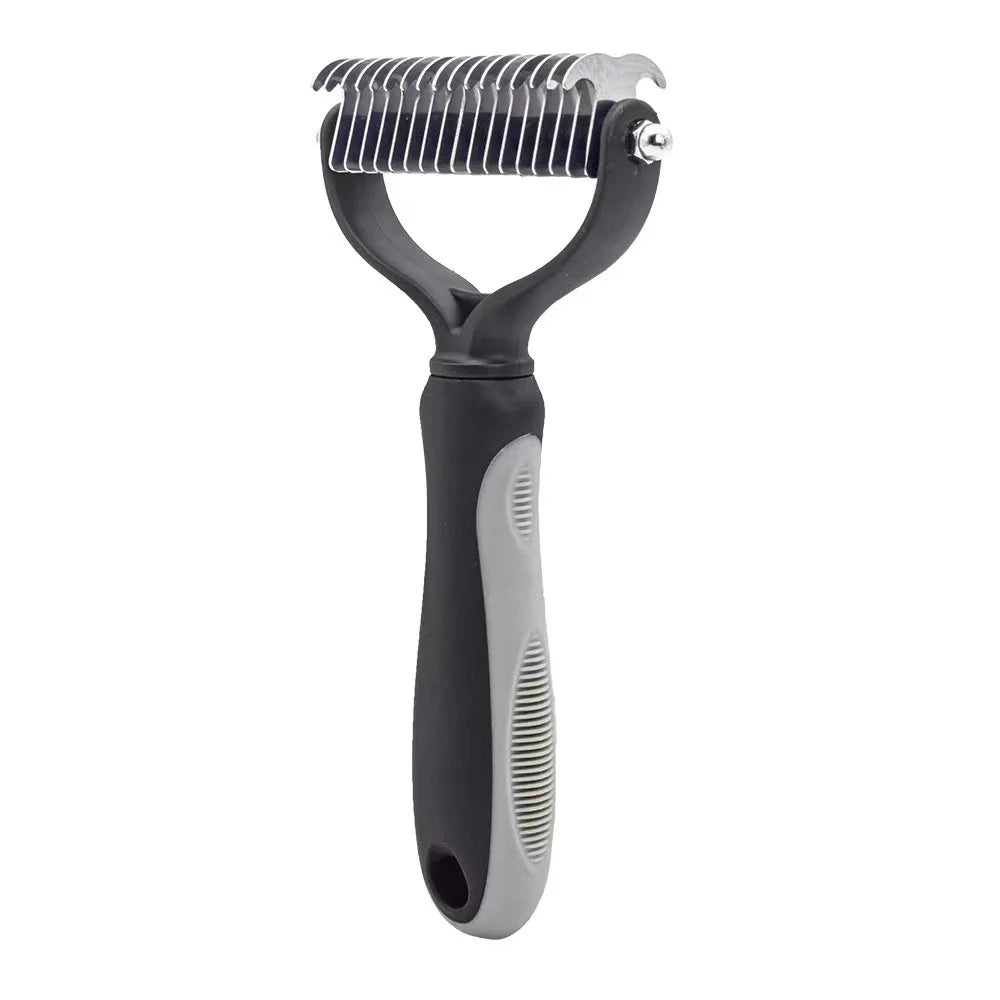 Stainless Steel Deshedding Brush for Cats & Dogs