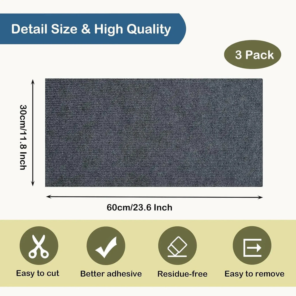 Trimmable Self-Adhesive Cat Scratching Mat