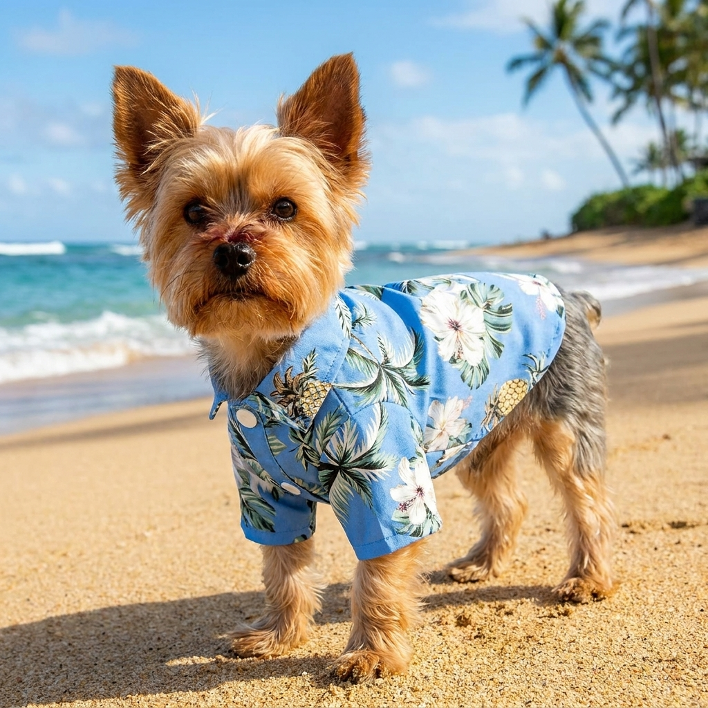 Hawaiian Pineapple Shirt for Dogs & Cats