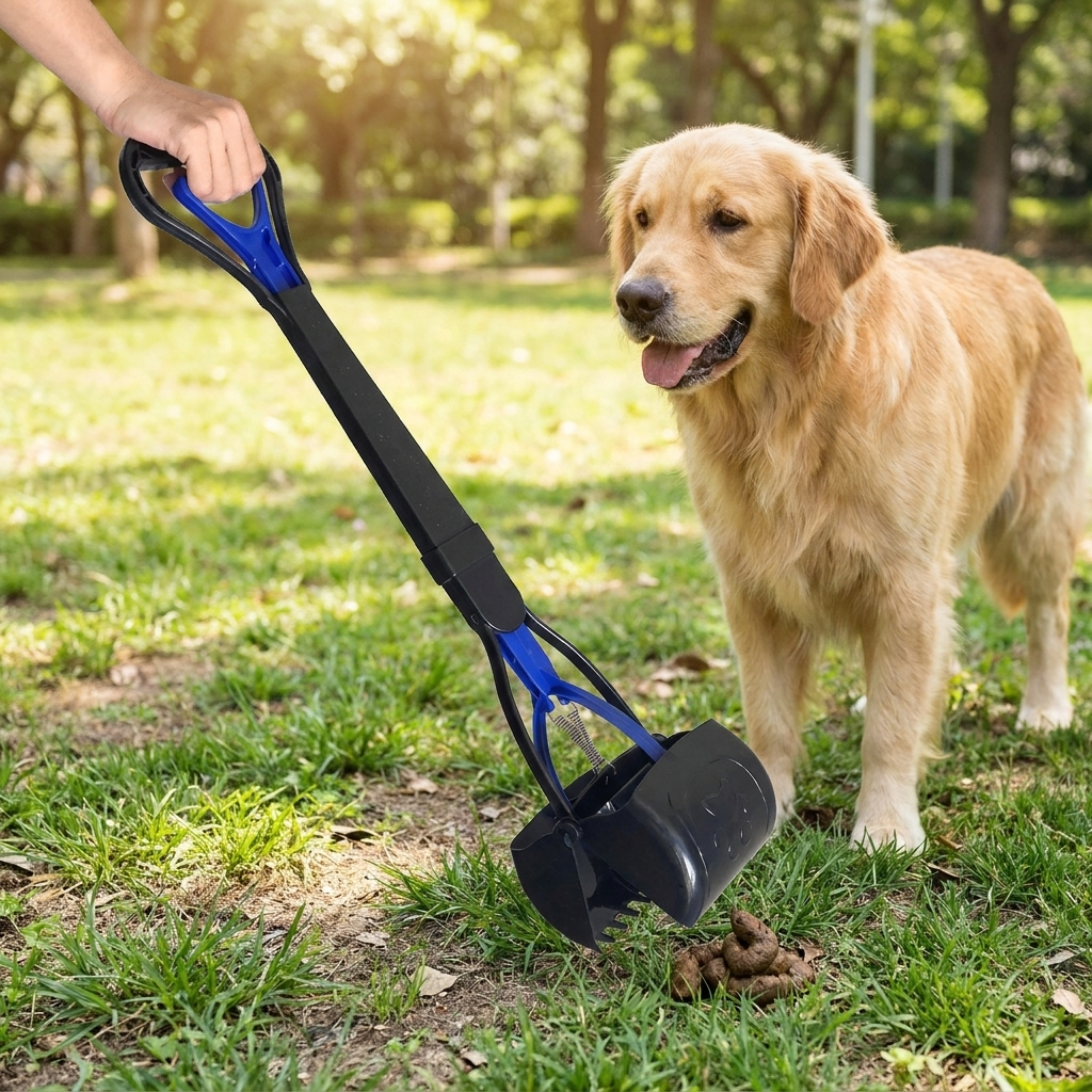 Jaw Clamp Pooper Scooper for Dogs