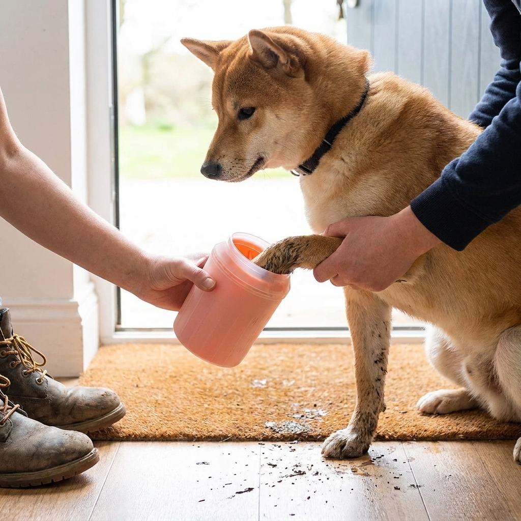 Portable Dog Paw Cleaner Cup