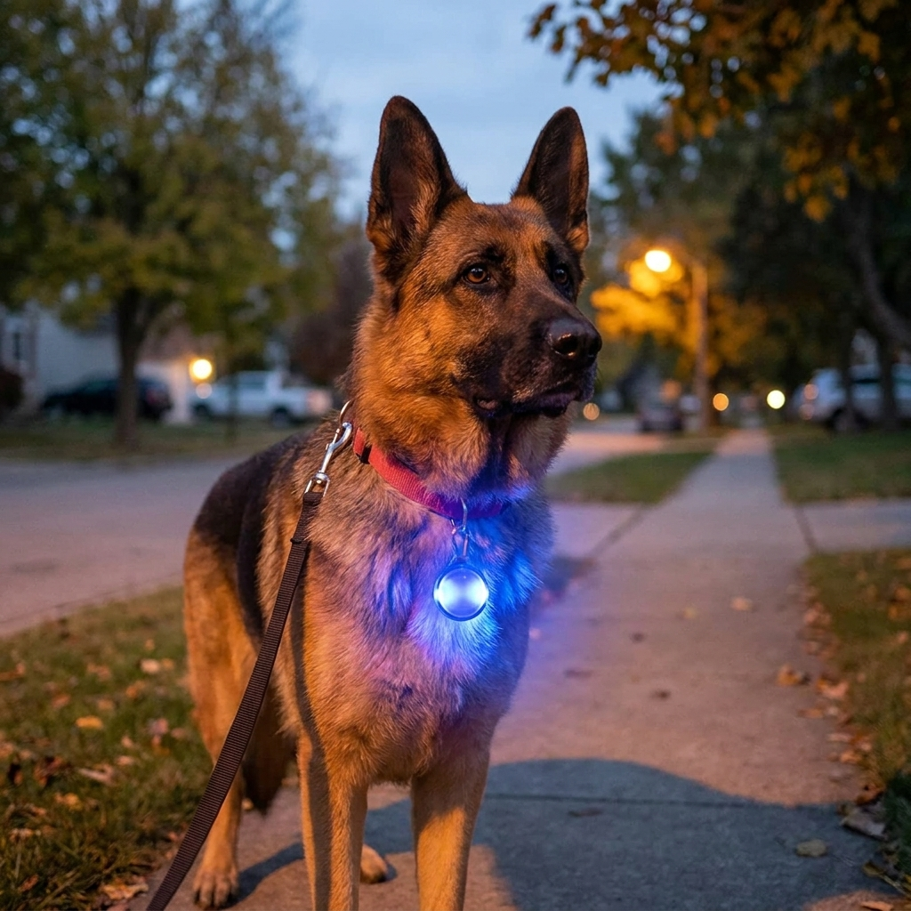 Rechargeable LED Collar Light for Dogs