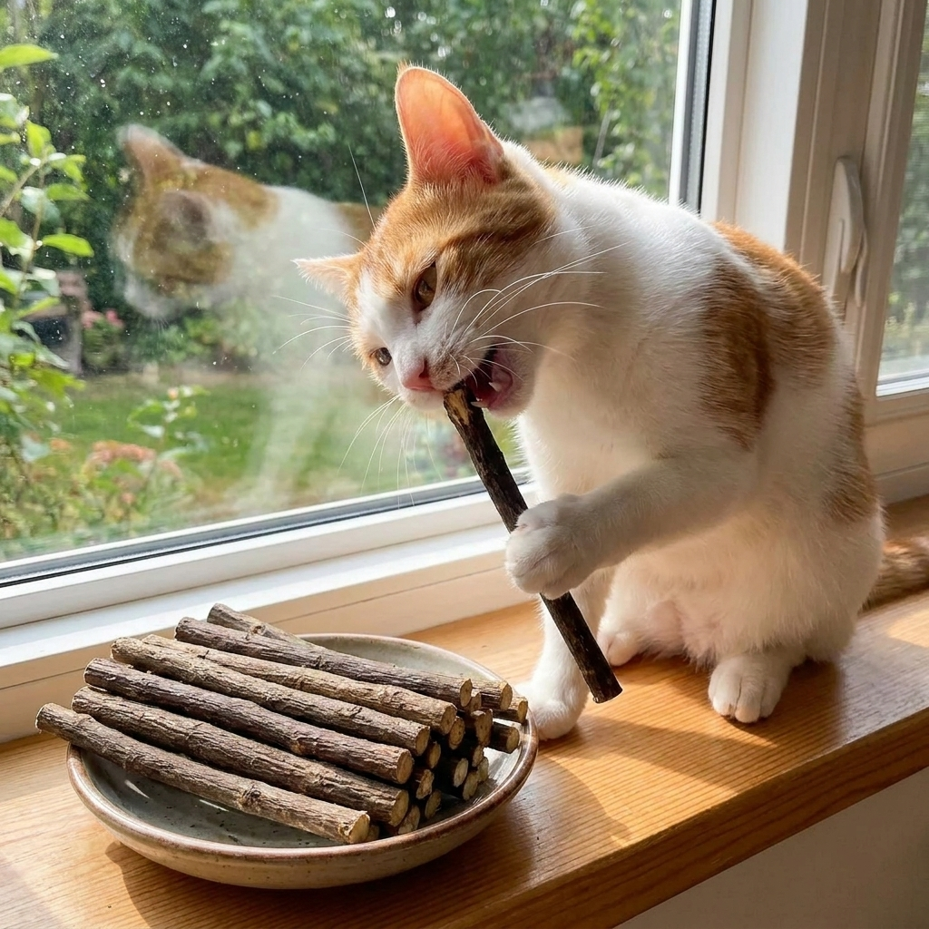 Silvervine Chew Sticks for Cats (Pack of 15)