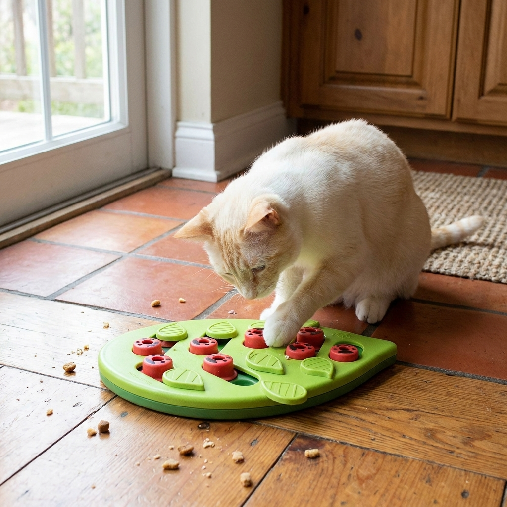 Treat Puzzle Feeder for Cats